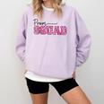 Prom Squad Prom Graduation Class Of 2024 Leopard Matching Comfort Colors Sweatshirt Orchid