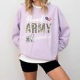 Proud Army Godmother Army Graduation Godmother US Army Comfort Colors Sweatshirt Orchid