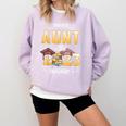 Proud Aunt Of A Class Of 2023 Graduate Graduation Women Comfort Colors Sweatshirt Orchid