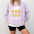 Proud Bro Of a Class Of 2026 Graduate For Graduation Comfort Colors Sweatshirt Orchid