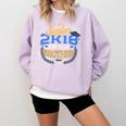 Proud Brother Of A 2018 Senior Shirt Graduation Grad 2K18 Comfort Colors Sweatshirt Orchid