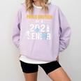 Proud Brother Of a 2021 Senior Shirt Graduation Comfort Colors Sweatshirt Orchid