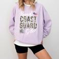 Proud Coast Guard Sister US Coast Guard Graduation Sister Comfort Colors Sweatshirt Orchid