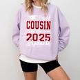 Proud Cousin Of A 2025 Graduate For Graduation Comfort Colors Sweatshirt Orchid