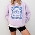 Proud Of Cousin Police Academy Graduation Shirt Comfort Colors Sweatshirt Orchid
