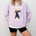 Proud Dad Of 2018 Graduate Dabbing Graduation Senior Shirt Comfort Colors Sweatshirt Orchid