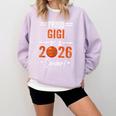 Proud GIGI Of 2026 Senior Basketball Student Graduation Comfort Colors Sweatshirt Orchid