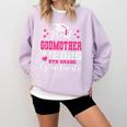 Proud Godmother Of 5th Grade Graduate 2025 Family Graduation Comfort Colors Sweatshirt Orchid
