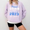 Proud Gram Of 2023 College Graduate Family 23 Graduation Comfort Colors Sweatshirt Orchid