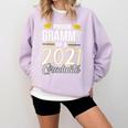 Proud Grammy Of A 2021 Graduate Graduation Clothes MBA PhD Comfort Colors Sweatshirt Orchid