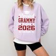 Proud Grammy Of A 2026 Graduate Class Of Graduation Comfort Colors Sweatshirt Orchid