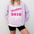 Proud Grandma Of a 2018 Senior Tshirt Graduation Comfort Colors Sweatshirt Orchid