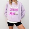Proud GRANDMA Of A Class 2019 Senior Graduation Comfort Colors Sweatshirt Orchid