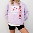 Proud Grandma Of A Class Of 2025 Senior Graduation 25 Comfort Colors Sweatshirt Orchid