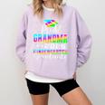 Proud Grandma Of Kindergarten Graduate 2025 Graduation Comfort Colors Sweatshirt Orchid
