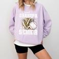 Proud Grandpa Of A 2026 Senior Baseball Graduation Leopard Comfort Colors Sweatshirt Orchid Proud Grandpa Of A 2026 Senior Baseball Graduation Leopard Comfort Colors Sweatshirt Orchid