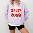 Proud Granny Of A Class Of 2026 Graduate Senior Graduation Comfort Colors Sweatshirt Orchid