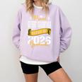 Proud Great Grandma Of a Class Of 2026 Graduate Graduation Comfort Colors Sweatshirt Orchid