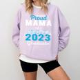 Proud Mama Of 2023 Class Master Graduate Family Graduation Comfort Colors Sweatshirt Orchid