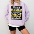 Proud Mamaw Of 2023 Graduate Class 2023 Graduation Family Comfort Colors Sweatshirt Orchid