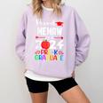 Proud MEMAW Of 2024 Pre-K Graduation Graduate Senior 2024 Comfort Colors Sweatshirt Orchid