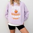 Proud Mom Of Basketball Senior 2026 Graduation Comfort Colors Sweatshirt Orchid