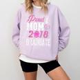 Proud Mom Of A Class 2018 Graduate T Shirt Graduation Comfort Colors Sweatshirt Orchid