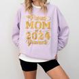 Proud Mom Of a Class Of 2024 Graduate Senior Graduation Comfort Colors Sweatshirt Orchid