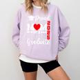 Proud Mom Of a Class Of 2025 Graduate Senior Mom Graduation Comfort Colors Sweatshirt Orchid