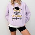 Proud Mom Of A Class Of 2026 Graduate Senior Graduation 2026 Comfort Colors Sweatshirt Orchid