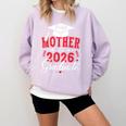 Proud Mother Of a Class Of 2026 Graduate For Graduation Comfort Colors Sweatshirt Orchid