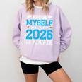 Proud Myself Of A Class Of 2026 Graduate Senior Graduation Comfort Colors Sweatshirt Orchid