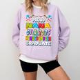 Proud NANA Of a 2025 Kindergarten Graduate Graduation Comfort Colors Sweatshirt Orchid
