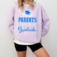 Proud Parents Of a Class Of 2026 Graduate For Graduation Comfort Colors Sweatshirt Orchid