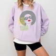 Proud Queen College Graduation Comfort Colors Sweatshirt Orchid