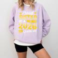 Proud Sister Of A 2026 Graduate Senior Class Graduation Comfort Colors Sweatshirt Orchid