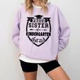 Proud Sister Of a Kindergarten Grad Graduation Shirt Comfort Colors Sweatshirt Orchid