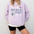Proud Space Force Uncle Space Force Graduation Tee Comfort Colors Sweatshirt Orchid