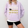 Proud Stepdad Class Of 2021 Graduate Senior 21 Graduation Comfort Colors Sweatshirt Orchid