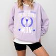 Proud Valedictorian Mom Graduation Grad Mom Class Of 2025 Comfort Colors Sweatshirt Orchid