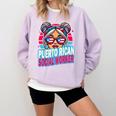 Puerto Rican Latina Social Worker MSW Masters Graduation Comfort Colors Sweatshirt Orchid