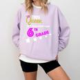 Queen 6th Grade Graduation For Girls Comfort Colors Sweatshirt Orchid