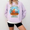 Quiet Girl Loud Results Introvert Office Staff Secretary Comfort Colors Sweatshirt Orchid Quiet Girl Loud Results Introvert Office Staff Secretary Comfort Colors Sweatshirt Orchid