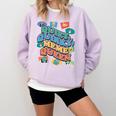 Quiet Quirky Meme Queen Introvert Anti People Meme Lovers Comfort Colors Sweatshirt Orchid