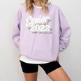Retro Senior Class Of 2022 Men Women Graduation 90's Grad Comfort Colors Sweatshirt Orchid