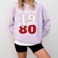 Reunion 1980 Class Of 1980 Reunion 80 Graduation 1980 Comfort Colors Sweatshirt Orchid