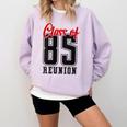 Reunion 1985 Matching Graduation High School Class Of 1985 Comfort Colors Sweatshirt Orchid