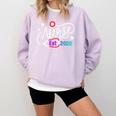 RN New Nurse Est 2020 Cute Nursing School Graduation 2K20 Comfort Colors Sweatshirt Orchid