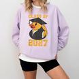 Rubber Duck Class Of 2027 Senior 2027 Graduation Year Senior Comfort Colors Sweatshirt Orchid