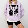 Senior 2026 2027 Class Of Graduation Comfort Colors Sweatshirt Orchid